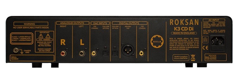 Roksan 推出內置 DAC 的 K3 CD Di CD 播放器 Roksan 推出內置 DAC 的 K3 CD Di CD 播放器