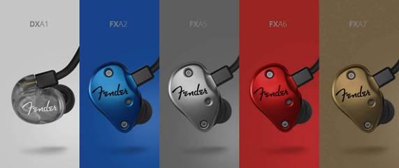 Fender 隆重推出 5 款 In Ear Monitors 耳機