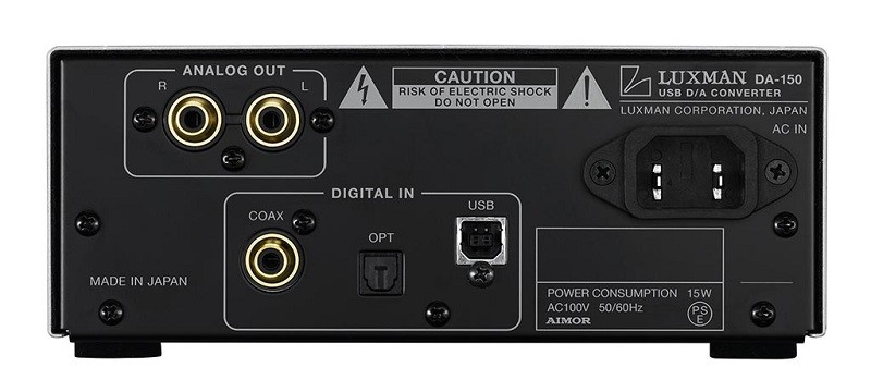 LUXMAN 推出具 DSD 解碼功能的 USB DAC + 耳機放大器 DA-150