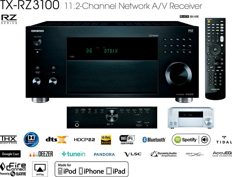 Onkyo 新一浪旗艦級家庭影院 全新 THX 認證 RZ 系列影音擴音機 Onkyo 新一浪旗艦級家庭影院 全新 THX 認證 RZ 系列影音擴音機