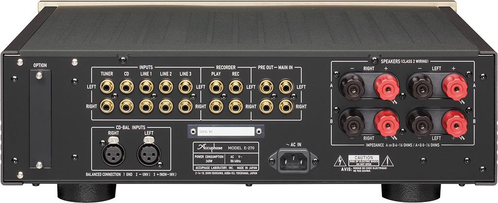 全面強化供電的 Accuphase E-270 合併擴音機 全面強化供電的 Accuphase E-270 合併擴音機