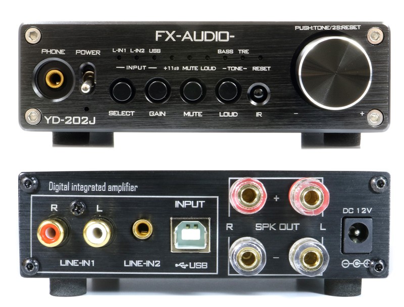 FX-AUDIO 推出內置 USB DAC 的小型數碼放大器 YD-202J