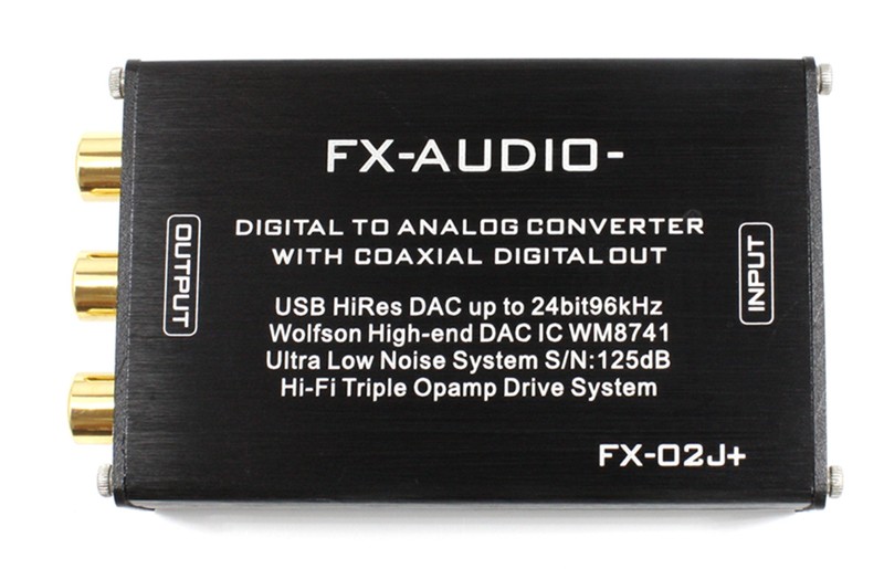 FX-AUDIO 推出全新改良版本 USB DAC FX-02J+ FX-AUDIO 推出全新改良版本 USB DAC FX-02J+