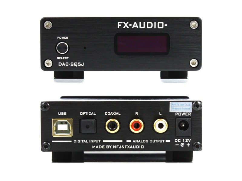 FX-AUDIO 推出全新小型 USB 解碼器 DAC-SQ5J