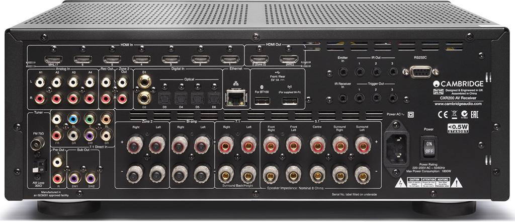 Cambridge Audio CXR200 網路影音擴音機