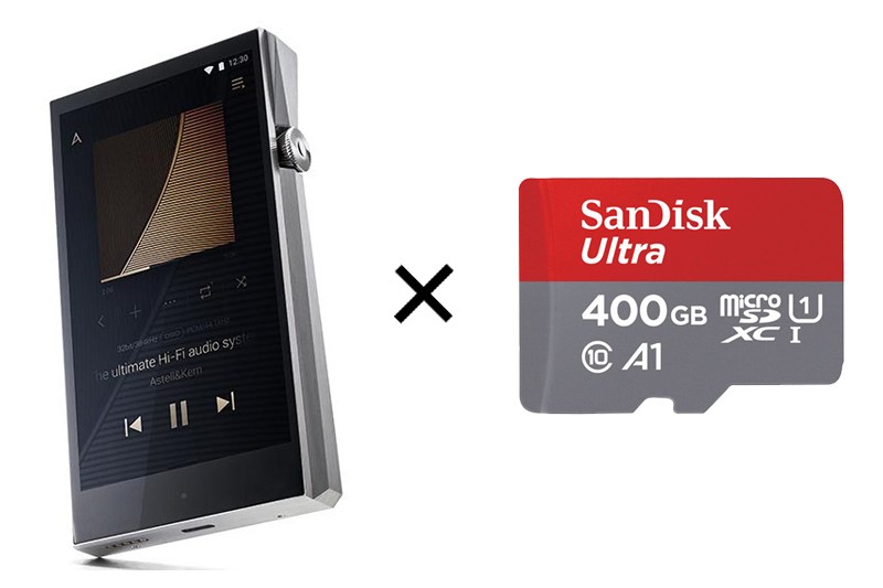 Astell&Kern 宣布旗下多款產品支援 SanDisk 400GB 大容量 MicroSD 卡
