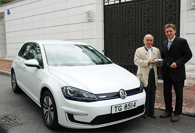 亞洲首輛 Volkswagen 全新 e-Golf 於香港交車