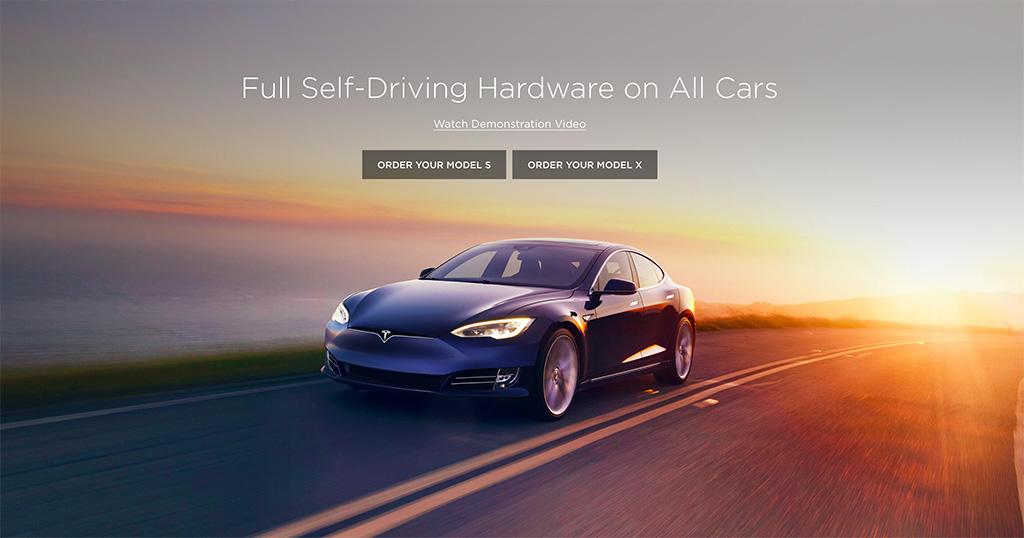 Tesla 配備全自動駕駛硬件的車型正式投產
