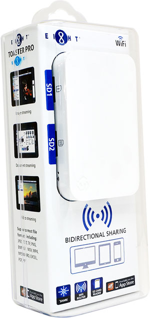 EIGHT Toaster Pro 便攜式無線分享裝置