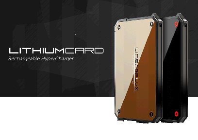 比一般充電器快兩倍的卡片形充電器 LithiumCard 比一般充電器快兩倍的卡片形充電器 LithiumCard