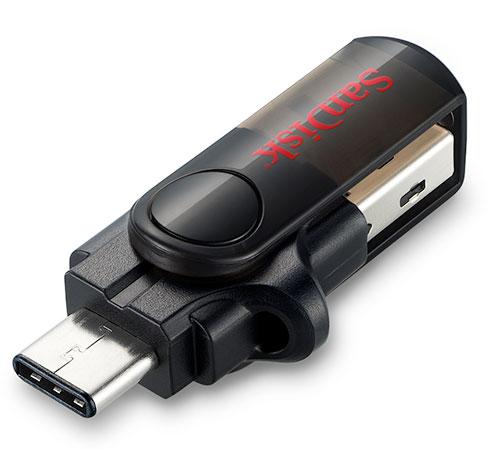SanDisk 首款配備 Type-C 連接器的雙用隨身碟 SanDisk 首款配備 Type-C 連接器的雙用隨身碟