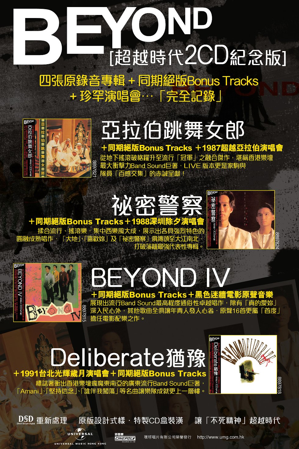 Beyond 超越時代 2CD 紀念版