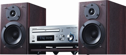音色與大型器材相媲美的微型 DVD / CD HiFi 組合 音色與大型器材相媲美的微型 DVD / CD HiFi 組合