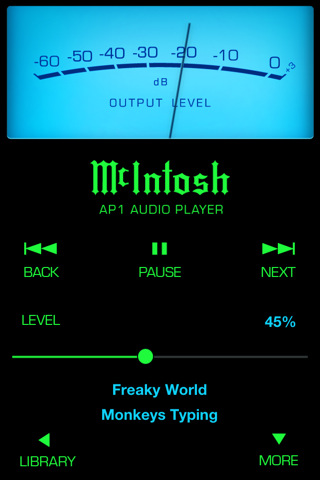 iPhone / iPad App: 美國「麥景圖」 McIntosh AP1音樂播放器 iPhone / iPad App: 美國「麥景圖」 McIntosh AP1音樂播放器