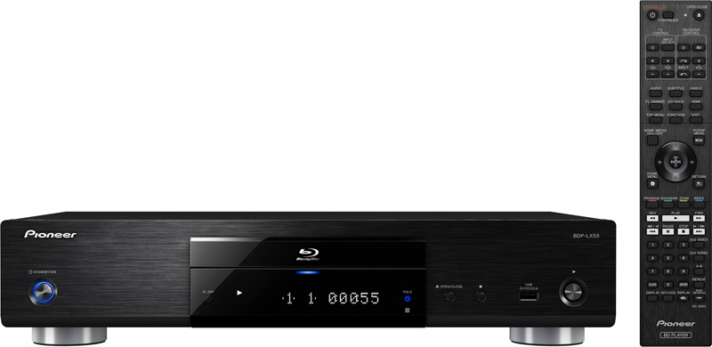 PIONEER 3D 藍光影碟播放機觸目登場『BDP-LX55』