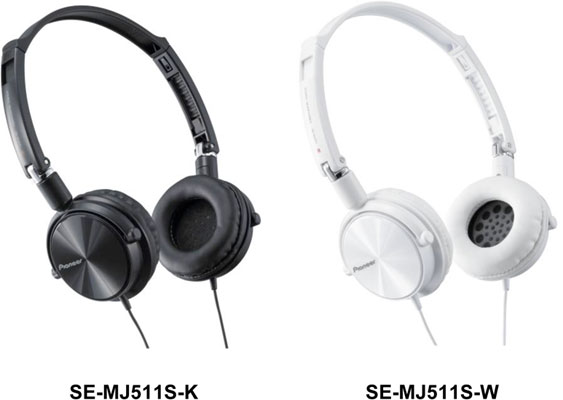 PIONEER 全新密封式耳筒系列SE-MJ511及SE-MJ511S PIONEER 全新密封式耳筒系列SE-MJ511及SE-MJ511S