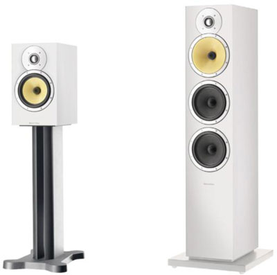 B&W Bowers & Wilkins 推出啞光白飾面音箱 B&W Bowers & Wilkins 推出啞光白飾面音箱