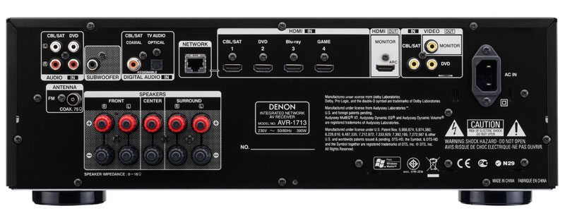 Denon 5.1-ch AV Surround Receiver AVR-1713
