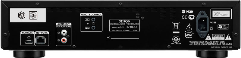 Denon DBT-1713 通用藍光影碟播放機