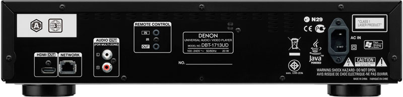 Denon DBT-1713 通用藍光影碟播放機 Denon DBT-1713 通用藍光影碟播放機