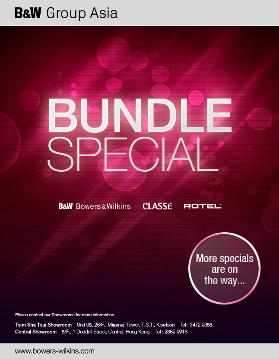 B&W Year End Bundles Sales