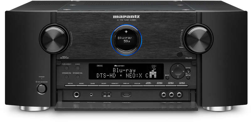 Marantz AV8801 11.2 聲道影音前置放大器 及 MM8077 7 聲道功率放大器 Marantz AV8801 11.2 聲道影音前置放大器 及 MM8077 7 聲道功率放大器