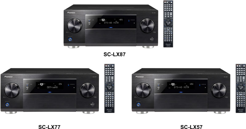PIONEER 最新設計 AV 擴音機 SC-LX87 / SC-LX77 / SC-LX57 PIONEER 最新設計 AV 擴音機 SC-LX87 / SC-LX77 / SC-LX57