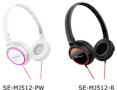 PIONEER 推出密封耳筒「SE-MJ522/512/502」 PIONEER 推出密封耳筒「SE-MJ522/512/502」