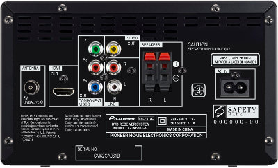 PIONEER 推出 DVD 微型系統『X-CM52BT-K』