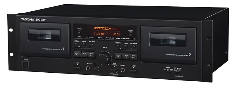 日本 TASCAM 推出卡式錄音機 202MKVI 日本 TASCAM 推出卡式錄音機 202MKVI