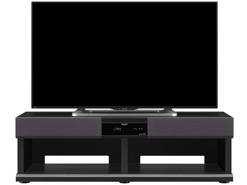 日本 sharp 推出內置 2.1 聲道喇叭的音響電視架 AN-SR500 日本 sharp 推出內置 2.1 聲道喇叭的音響電視架 AN-SR500