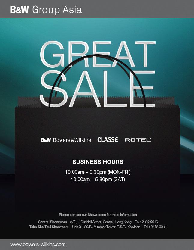 B&W Great Sale B&W Great Sale