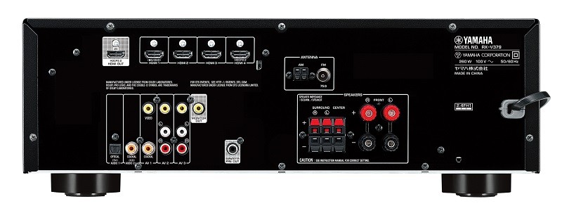 YAMAHA 推出對應藍牙及4K功能入門AV AMP RX-V379