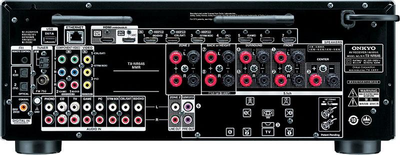 ONKYO TX-NR646 7.2 聲道網絡家庭影院擴音機 ONKYO TX-NR646 7.2 聲道網絡家庭影院擴音機