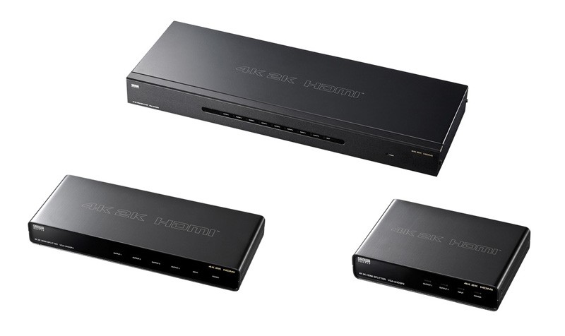 日本 SANWA SUPPLY 推出對應 4K / 60P 的 HDMI 分線器