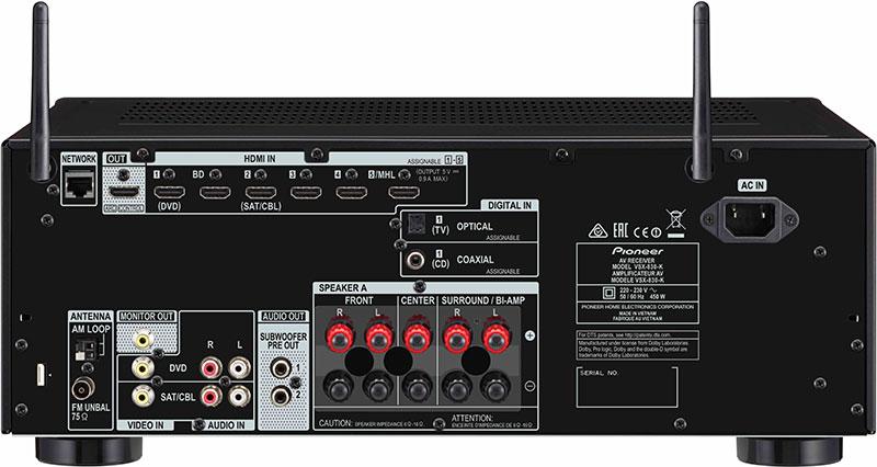 Pioneer 推出兩款 AV 擴音機「VSX-930/830」 Pioneer 推出兩款 AV 擴音機「VSX-930/830」