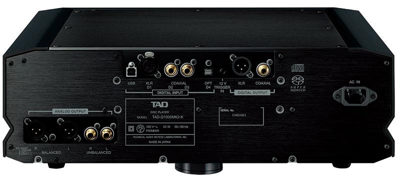 TAD 推出具備 USB DAC 及直接連接後級放大器功能的 SACD 唱盤