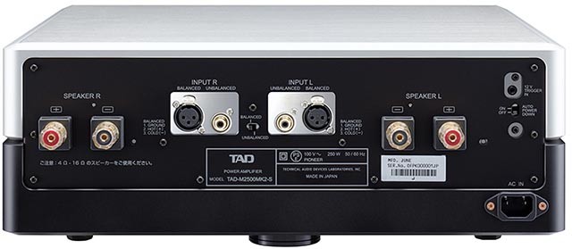 TAD 推出全新後級放大器 TAD-M2500MK2 TAD 推出全新後級放大器 TAD-M2500MK2