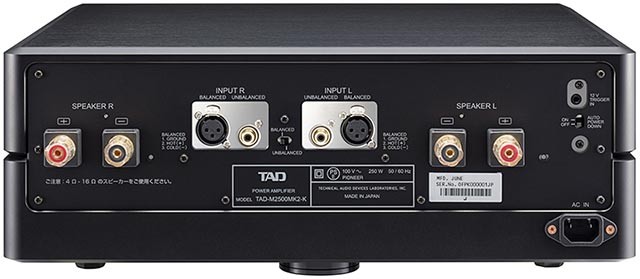 TAD 推出全新後級放大器 TAD-M2500MK2 TAD 推出全新後級放大器 TAD-M2500MK2