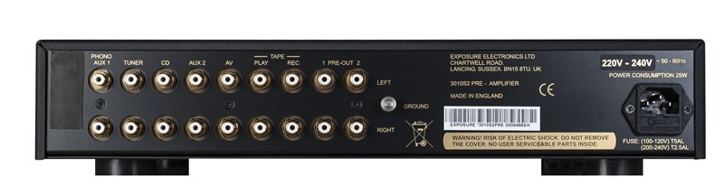 英國 Exposure 推出全新 3010S2D 前級放大器 英國 Exposure 推出全新 3010S2D 前級放大器