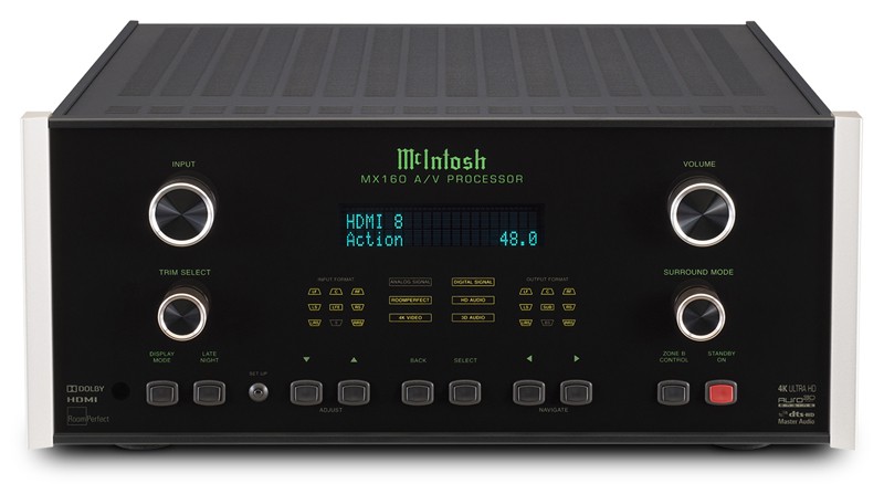 McIntosh 推出全新 AV 環繞聲旗艦前級 MX160 McIntosh 推出全新 AV 環繞聲旗艦前級 MX160