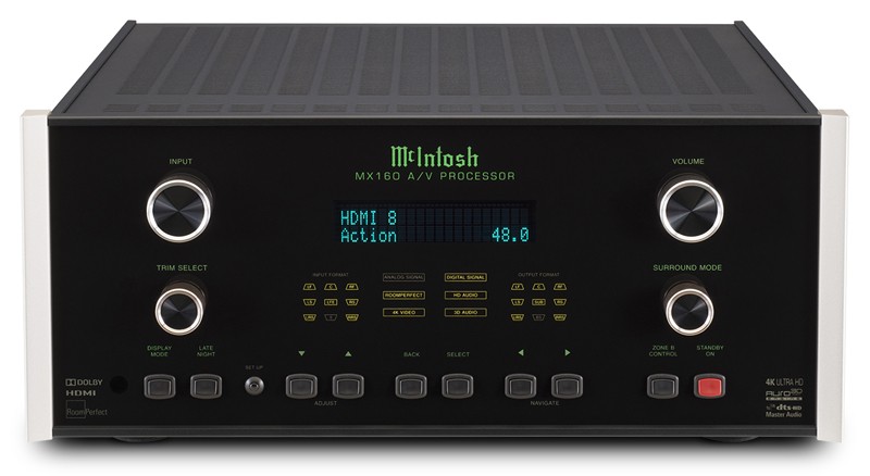 McIntosh 推出全新 AV 環繞聲旗艦前級 MX160