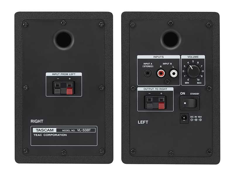 TASCAM 推出具藍牙功能有源喇叭 VL-S3BT