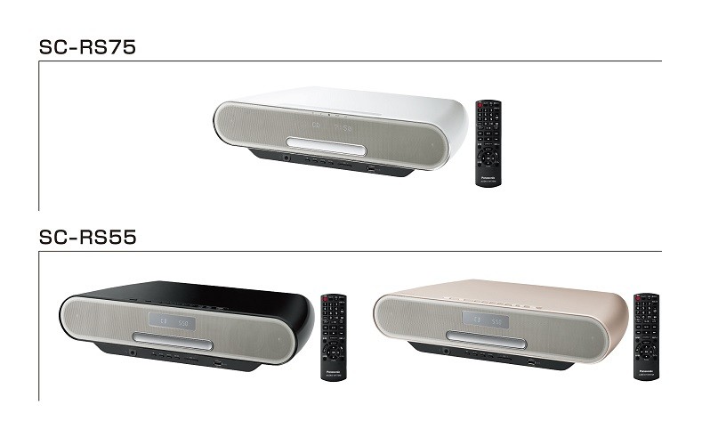 Panasonic 推出具備 CD 播放及兼容 Hi-Res 薄型音響系統 SC-RS75 / RS55 Panasonic 推出具備 CD 播放及兼容 Hi-Res 薄型音響系統 SC-RS75 / RS55