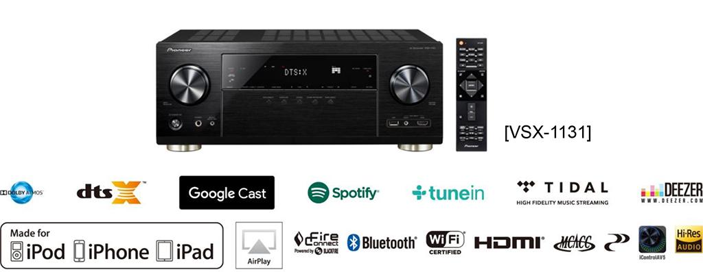 Pioneer 推出全新 AV 擴音機 VSX-1131 Pioneer 推出全新 AV 擴音機 VSX-1131