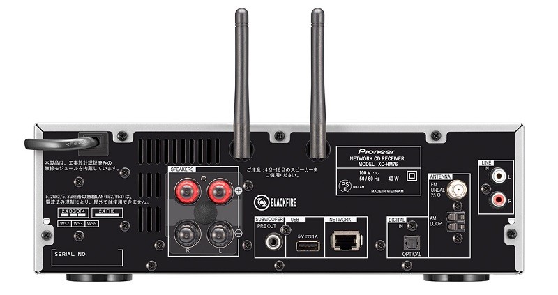 Pioneer 推出具網絡及 Hi-Res 重播功能的小巧音響組合 X-HM76 (S) Pioneer 推出具網絡及 Hi-Res 重播功能的小巧音響組合 X-HM76 (S)