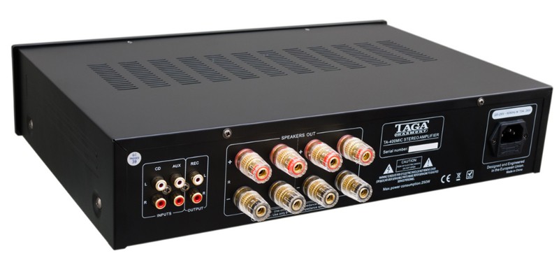 TAGA Harmony 推出全新合併式放大器 TA-400MIC TAGA Harmony 推出全新合併式放大器 TA-400MIC