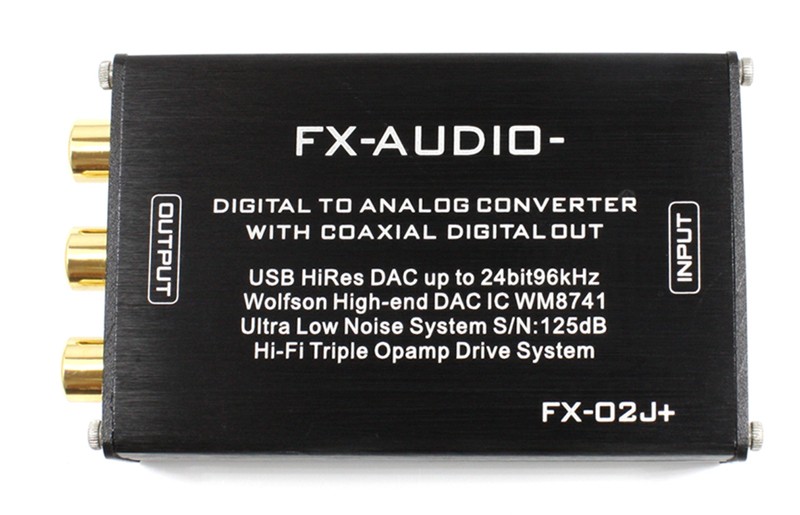 FX-AUDIO 推出全新改良版本 USB DAC FX-02J+