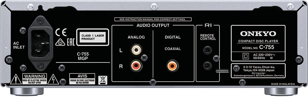 集外觀與優越音色於一身Onkyo C-755 CD 播放機: 最新資訊- 影音: review33