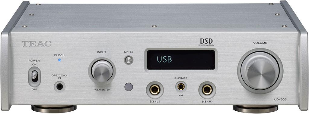 新一代旗艦級 USB 解碼器 / 耳筒放大器 TEAC UD-505 新一代旗艦級 USB 解碼器 / 耳筒放大器 TEAC UD-505